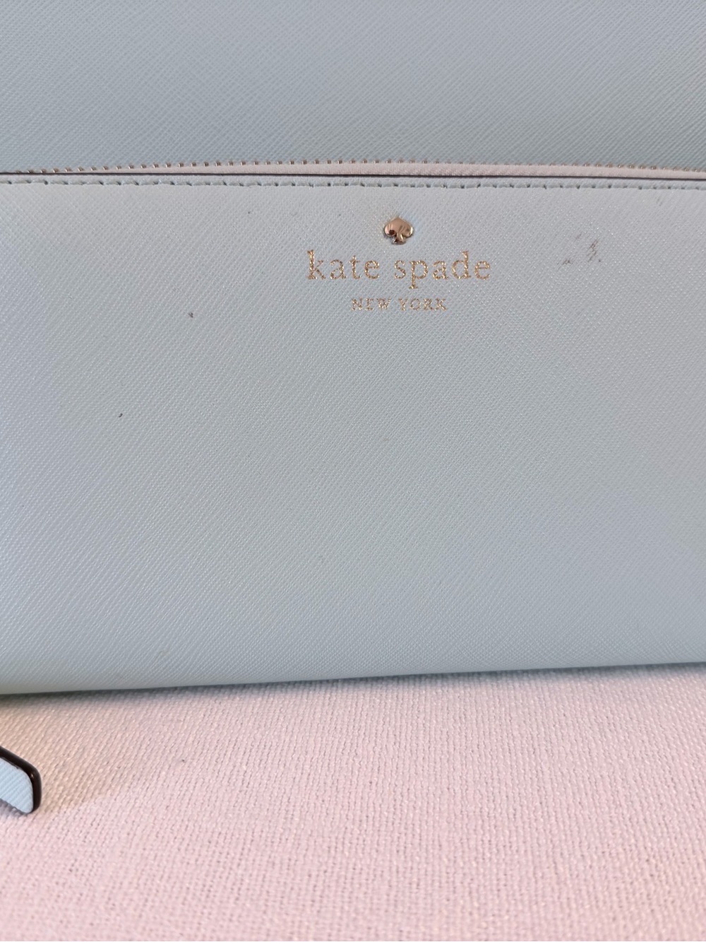 Kate Spade Women’s Cedar Street Harmony Mint Leather Tote with Matching Wallet - Picture 5 of 8